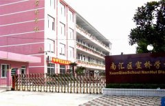 上海南汇区宣桥学校伸缩门应用案例
