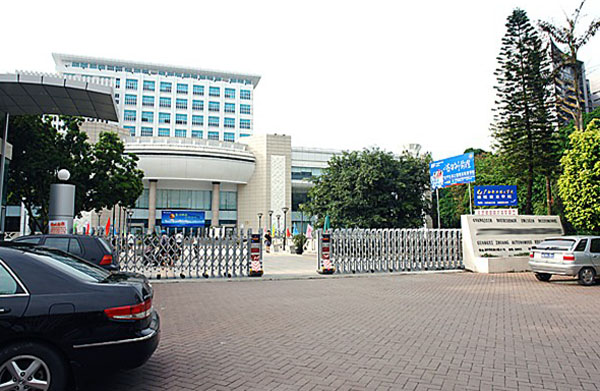安徽阜阳市图书馆电动伸缩门工程